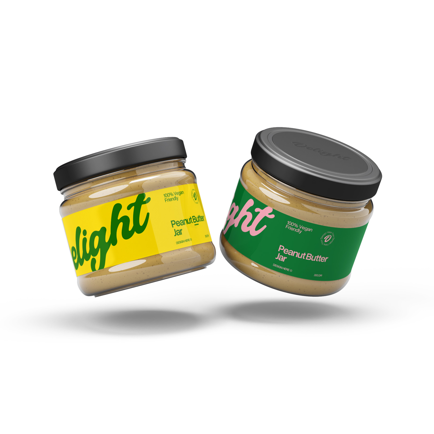 02. Peanut Butter Jar Mockup