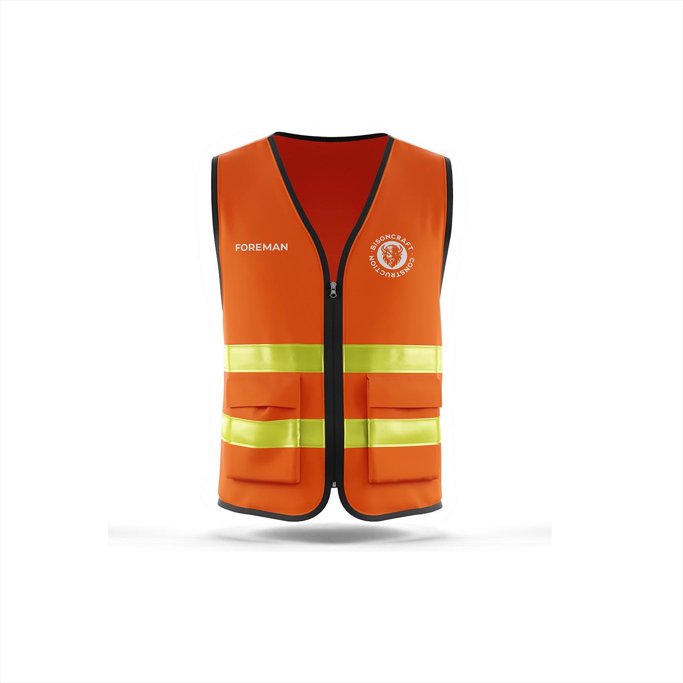 03. Safety Vest Mockup_Ground Construction_Front