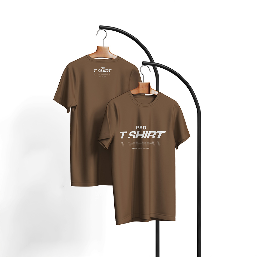 Hanging T Shirt Mockup